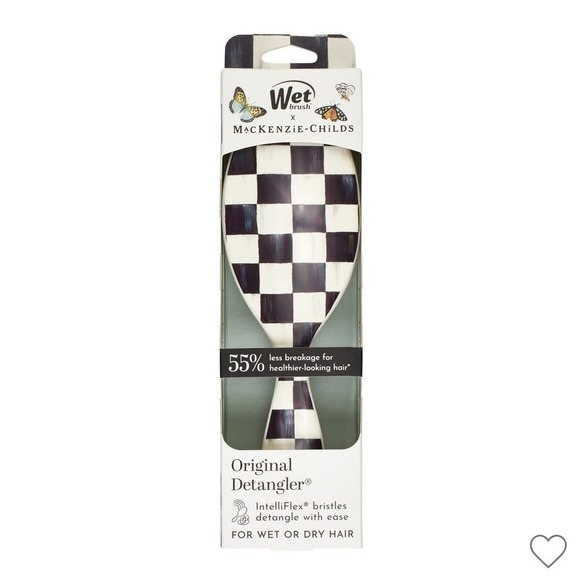Wet Brush Other - Wet Brush x MacKenzie-Childs Original Detangler Hair Brush Courtly Black Check